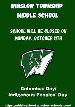 Columbus/Indigenous People's Day (School Closed)